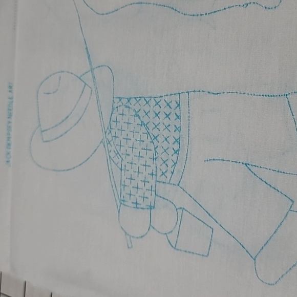 Jack Dempsey Needle Art-Set-12 9"x9" Nursery Quilt Blocks Fishing-5 blocks done - Picture 2 of 7